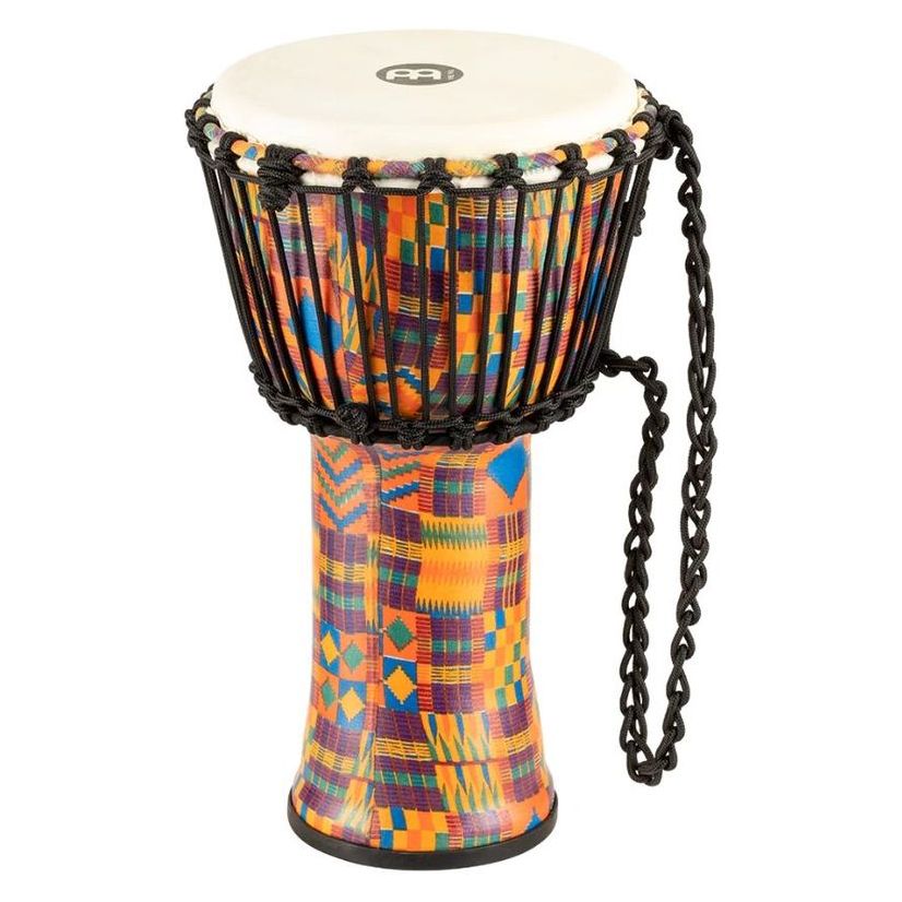 Meinl PADJ2-S-G Small Rope Tuned Travel Series Djembe / Kenyan Quilt