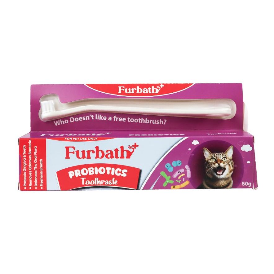 Furbath+ Probiotics Toothpaste for Cats - 50g