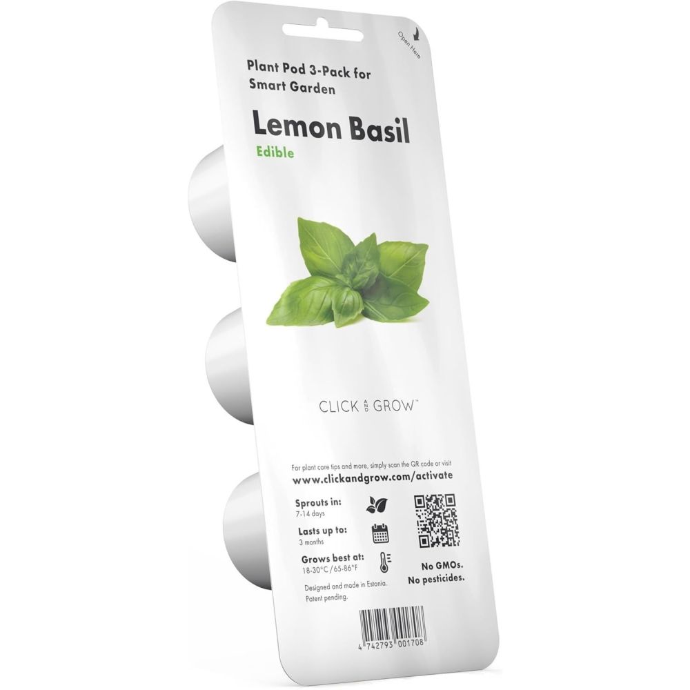 Click & Grow Plant Pod Lemon Basil (Pack of 3)