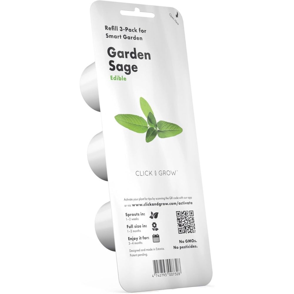 Click & Grow Plant Pod Garden Sage (Pack of 3)