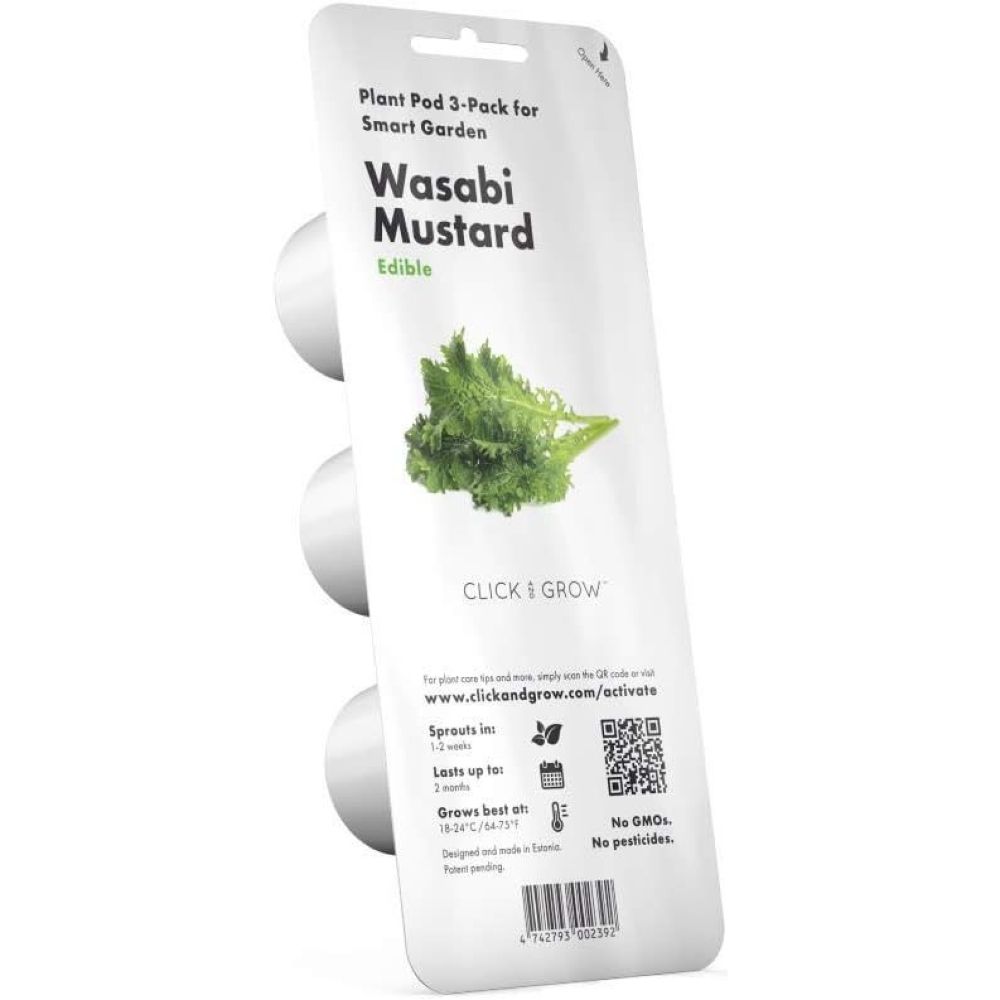 Click & Grow Plant Pod Wasabi Mustard (Pack of 3)