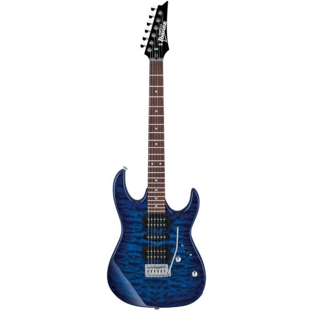 Ibanez GRX70QA Electric Guitar - Transparent Blue Burst