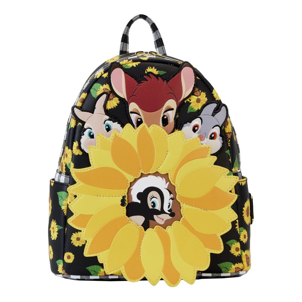 Loungefly Leather Disney Bambi Sunflower Friends Mini Backpack