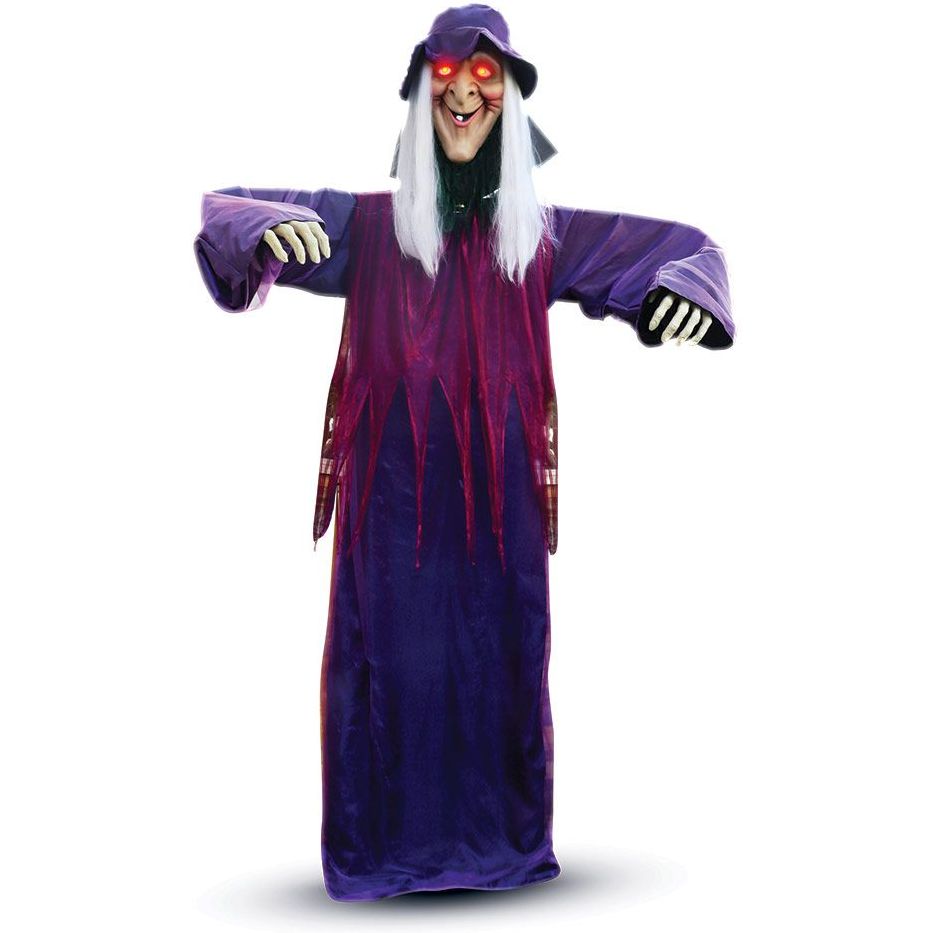 Mad Toys Giant Standing Witch with Light-Up Eyes