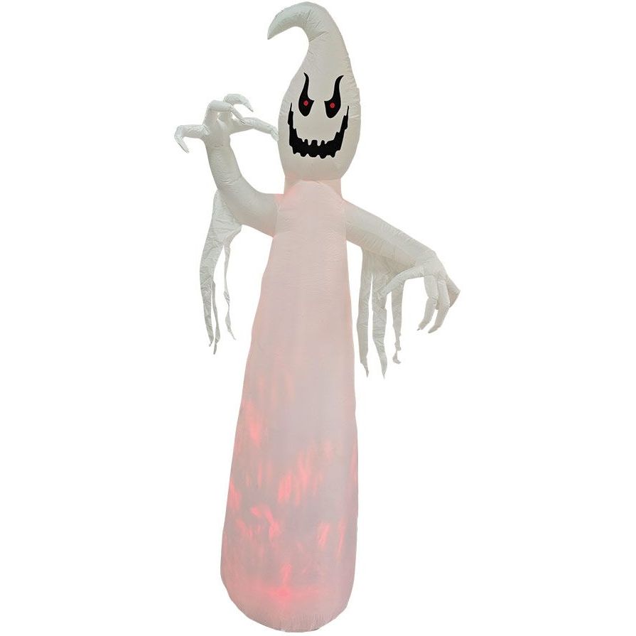 Mad Toys Inflatable Spooky Ghost Reaper with LED Lights