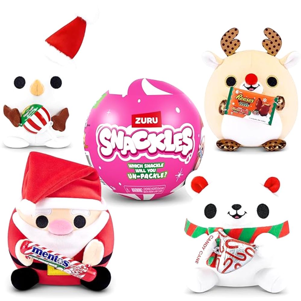 Zuru Snack Series 1 Christmas 5-Inch Plush Toy (Assorted - Includes 1)