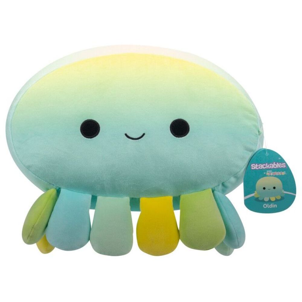 Squishmallows Oldin The Green Octopus Stackable 12-Inch Plush