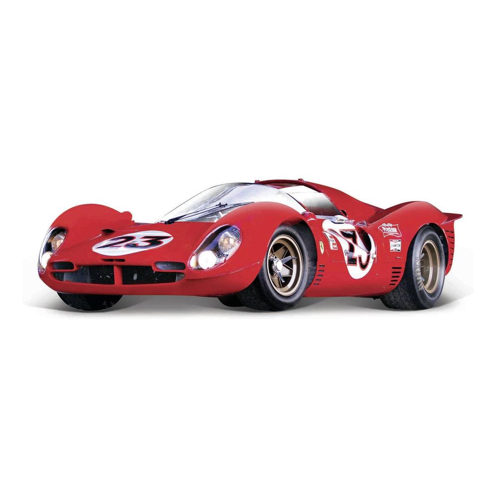 Bburago Racing Ferrari 330 P4 #23 Daytona Die-Cast Model Car 1:24 Scale