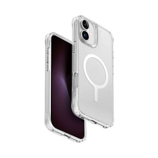 UNIQ Hybrid iPhone 16 Plus (2024) Case 6.7 Magclick Charging Lifepro Xtreme (Af) - Dove (Frost Clear)