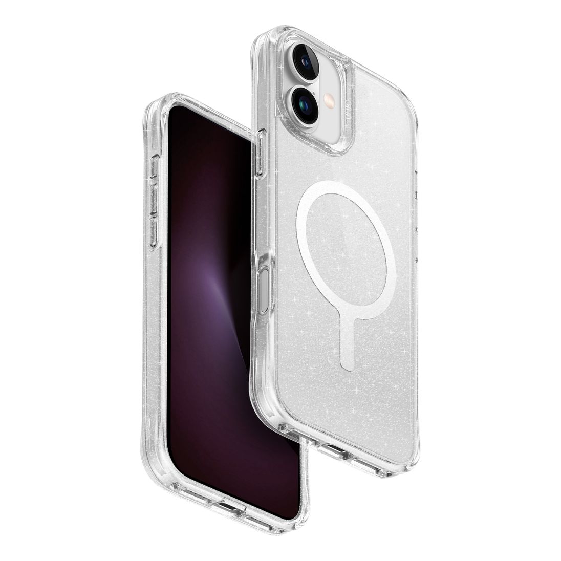 UNIQ Hybrid iPhone 16 Pro (2024) Case 6.3 Magclick Charging Lifepro Xtreme - Tinsel (Lucent)