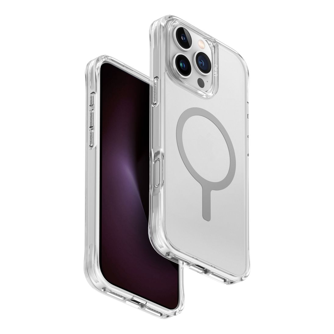 UNIQ Hybrid iPhone 16 Pro Max (2024) Case 6.9 Magclick Charging Lifepro Xtreme (Af) - Dove (Frost Clear)