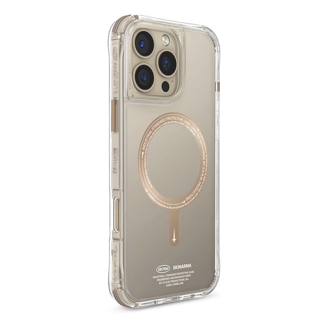 SkinArma iPhone 16 Pro Max 6.9-Inch (2024) Casesaido Mag-Charge (Prime Edition) Champagne