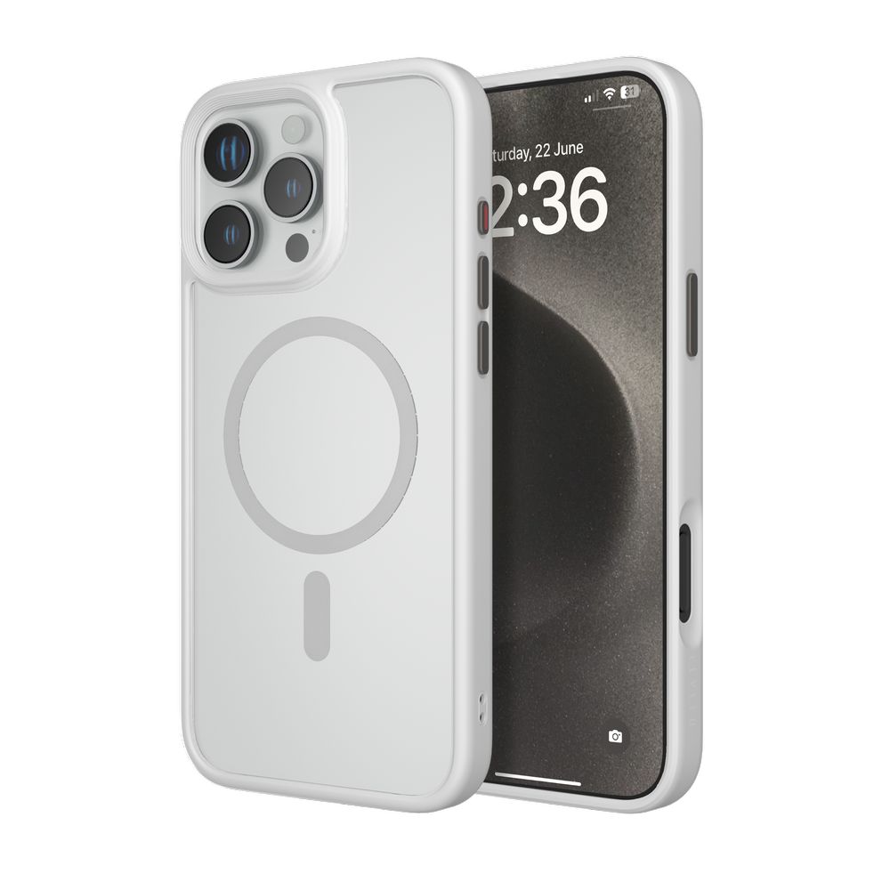 Levelo Magsafe Solo Case For iPhone 16 Pro Max - White