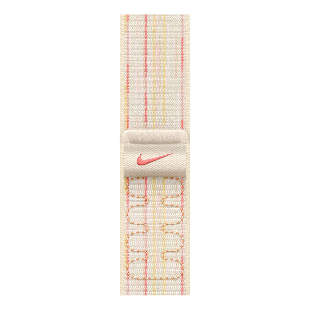 Apple 42mm Starlight/Pink Nike Sport Loop