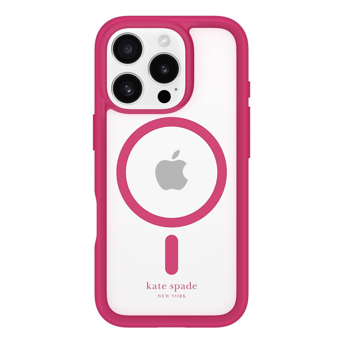 Kate Spade iPhone 16 Pro Max Ultra Protective MagSafe Case - Pom Pom Pink