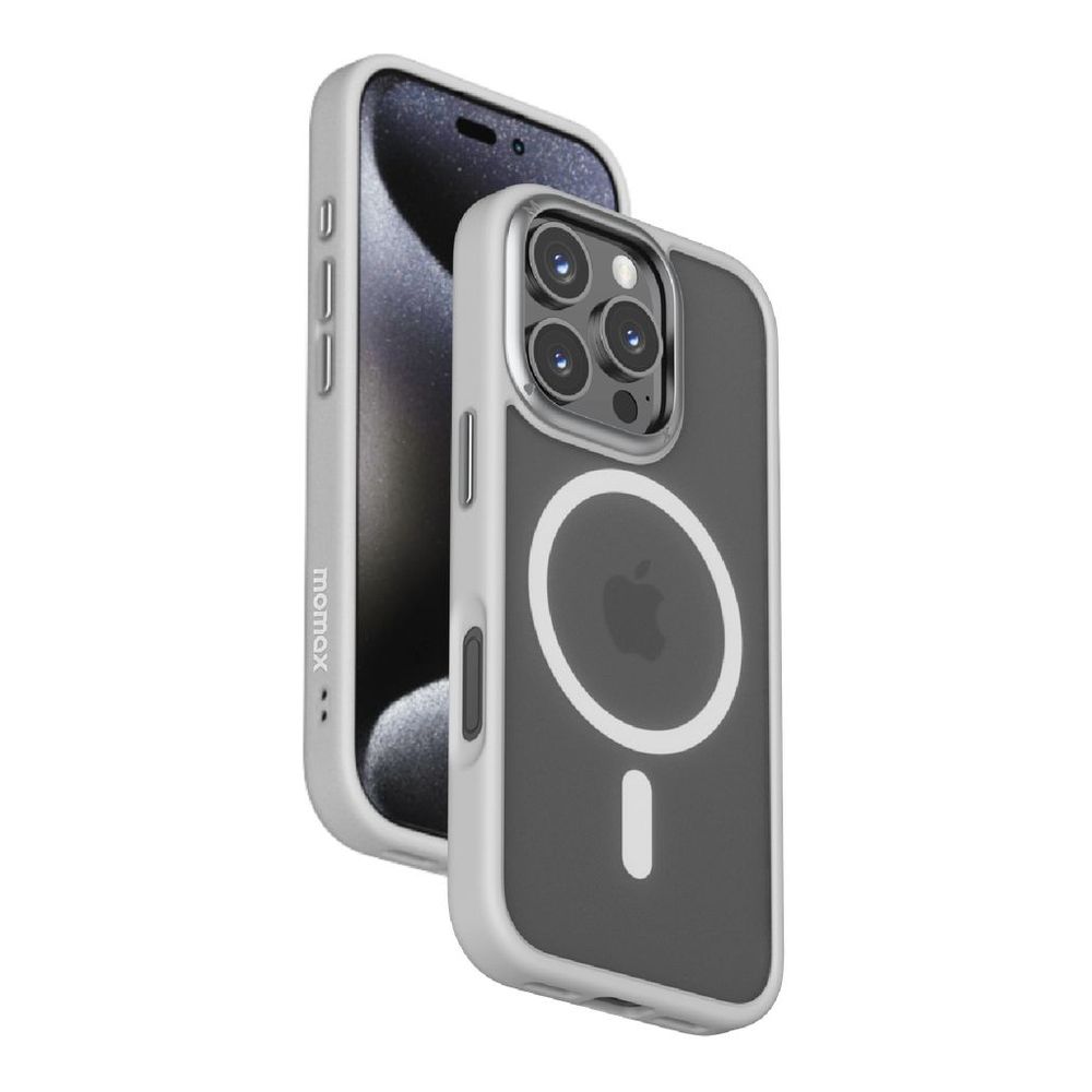 Momax Play Magnetic Case For iPhone 16 Pro Max - Grey