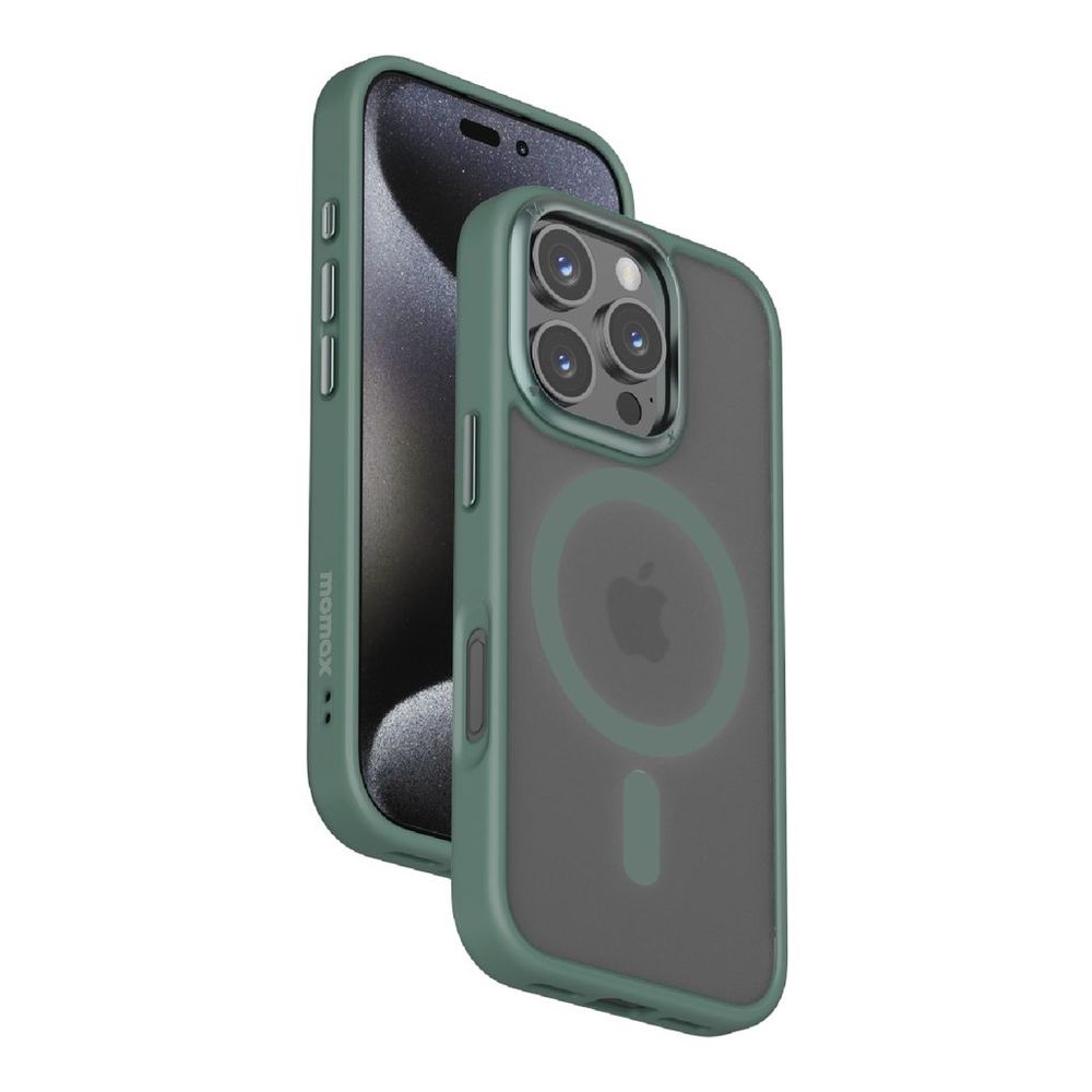 Momax Play Magnetic Case For iPhone 16 Pro Max - Green