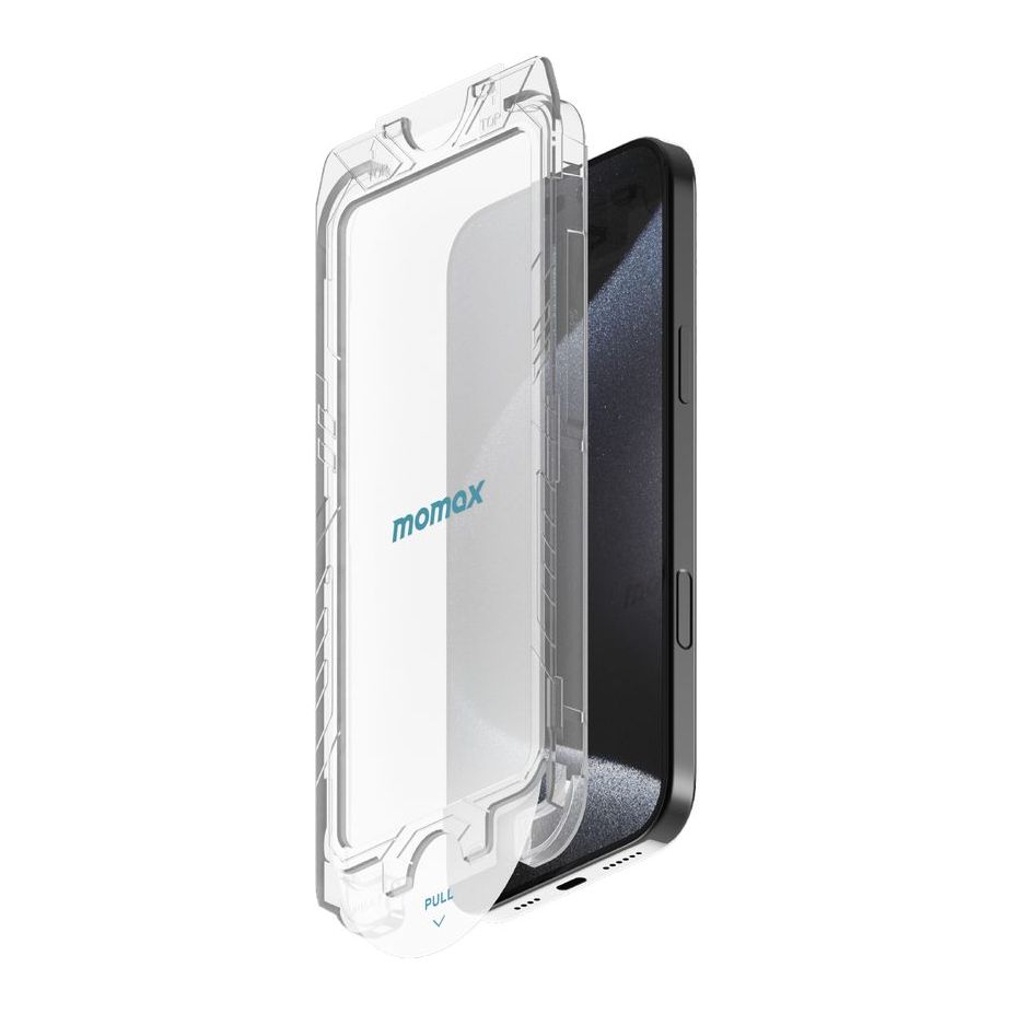 Momax iPhone 16 Pro 3D Fully Covered Glass - Clear