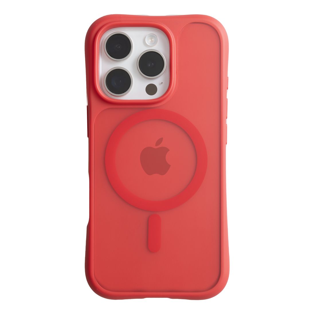 Power Support Air Jacket Hybrid Case with MagSafe for iPhone 16 Pro - Matte Red