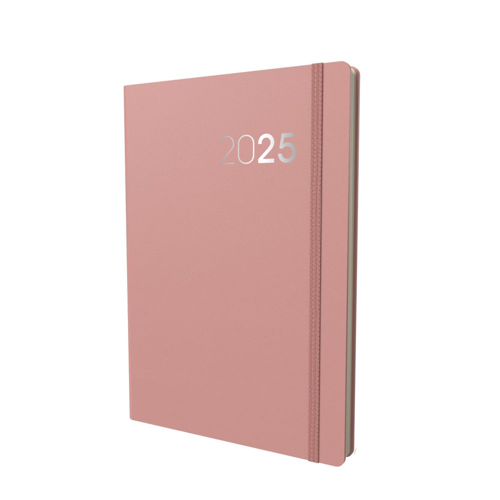 Collins Debden Legacy 2025 A5 Planner Week To View Diary - Pink