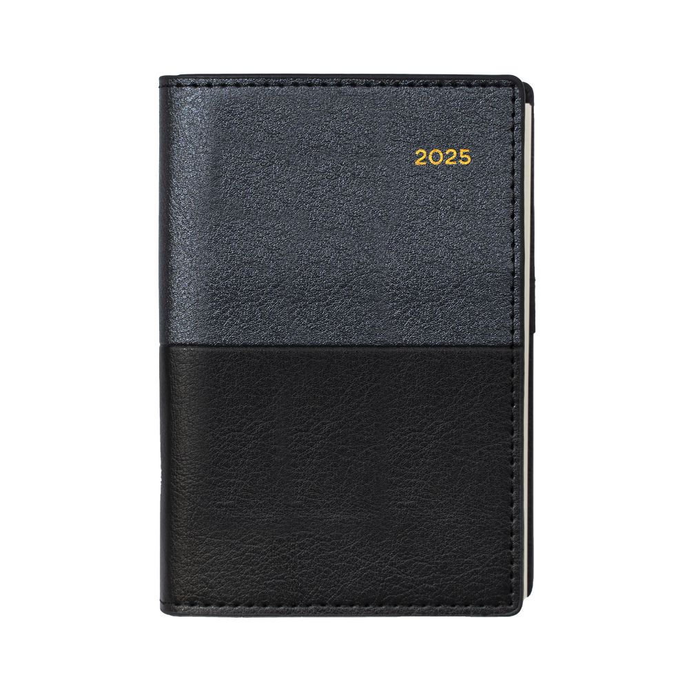 Collins Debden Valour 2025 Planner - Pocket Week To View Diary - Rose Gold