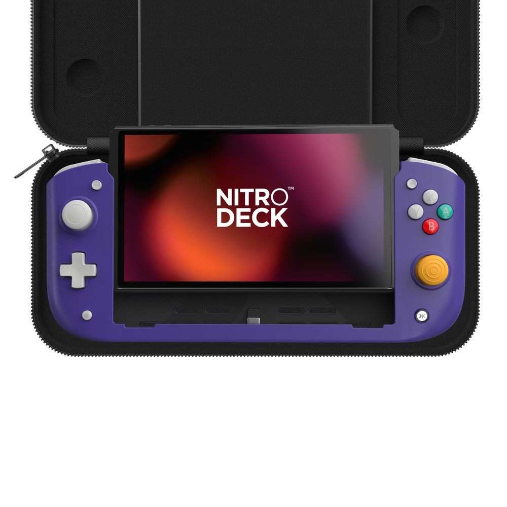 CRKD Nitro Handheld Deck For Nintendo Switch - Retro Purple