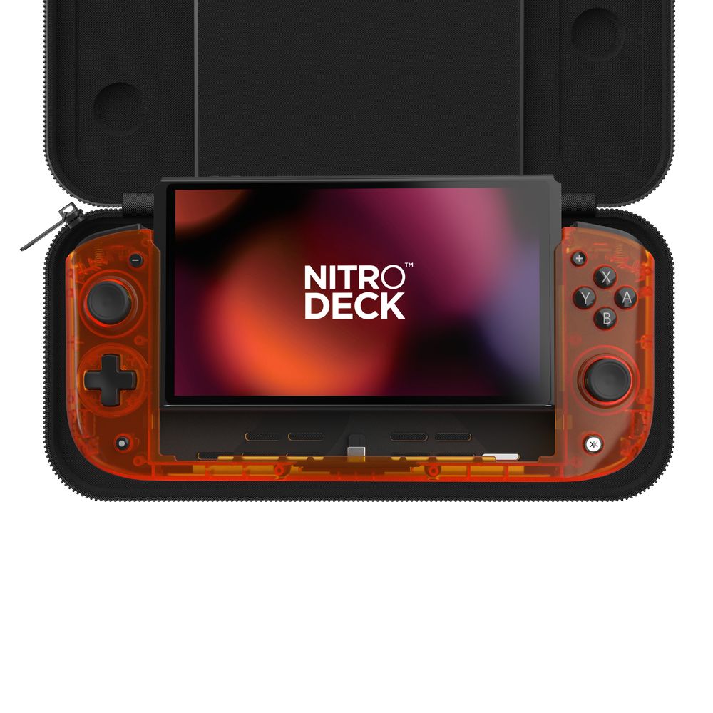 CRKD Nitro Handheld Deck For Nintendo Switch - Orange Zest