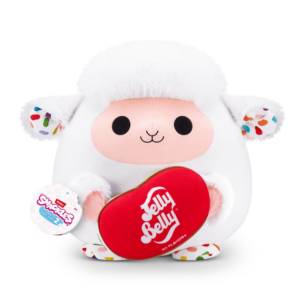 Snackles Series 2 Babra The Lamb And Jelly Belly 14-Inch Plush Toy