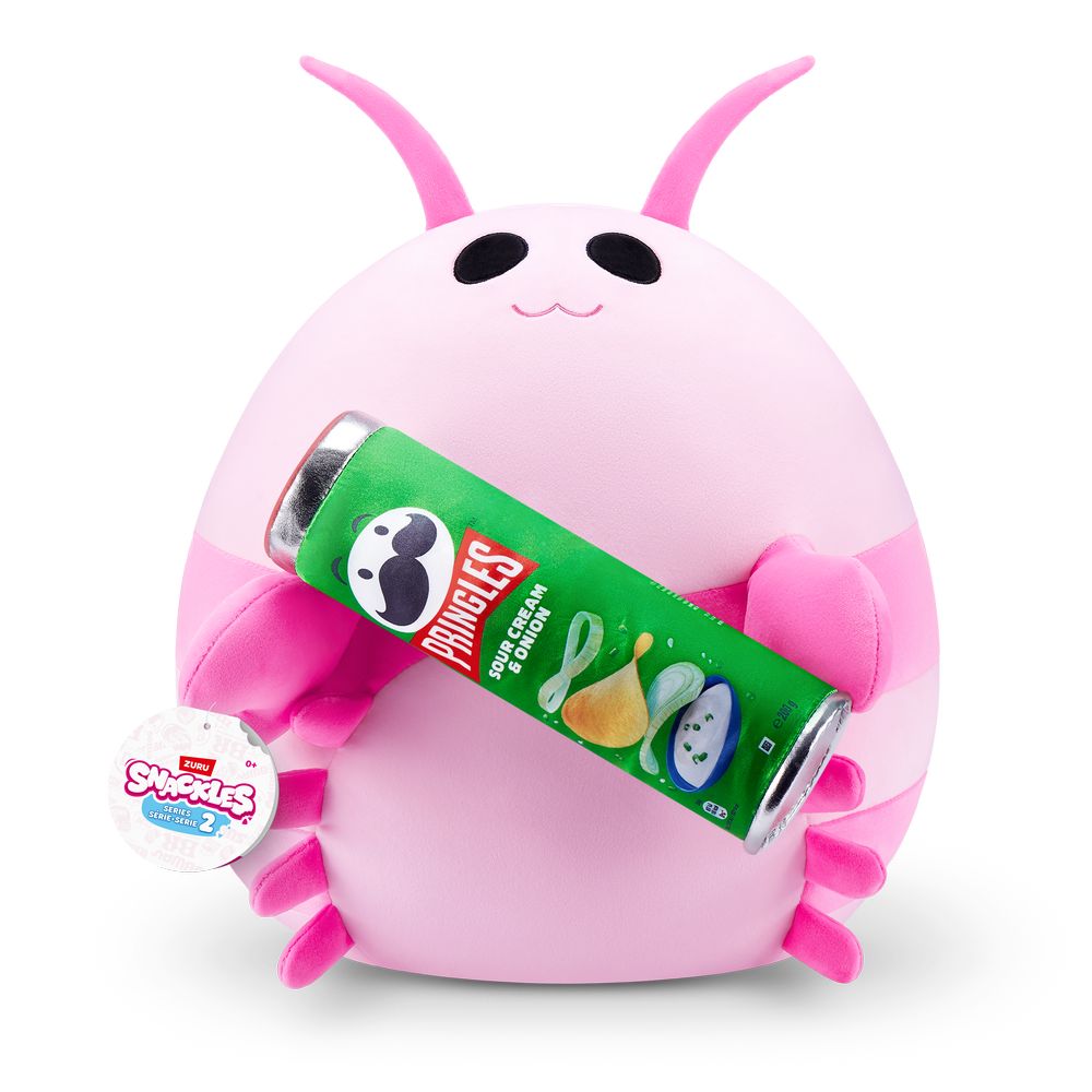 Snackles Series 2 Lily The Shrimp And Pringles (Sour Cream And Onion) 16-Inch Plush Toy