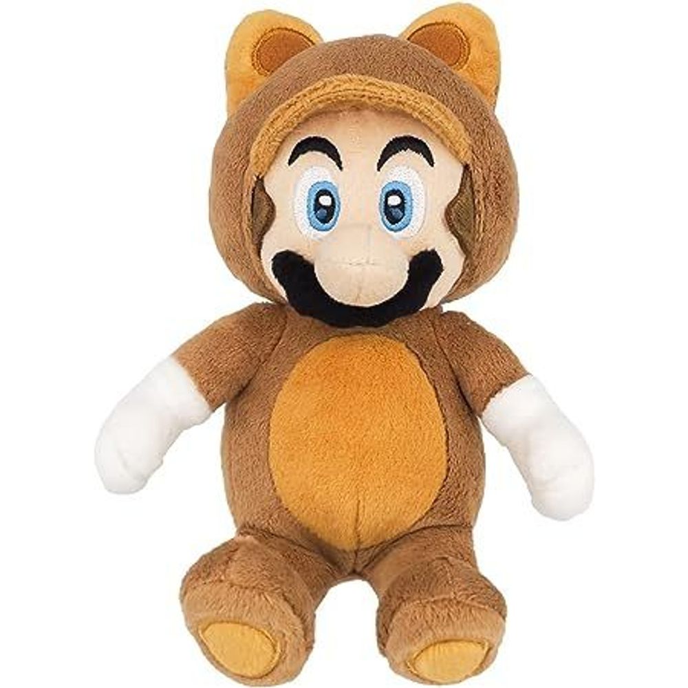 San-Ei Super Mario Tanooki Mario 8-Inch Plush Toy