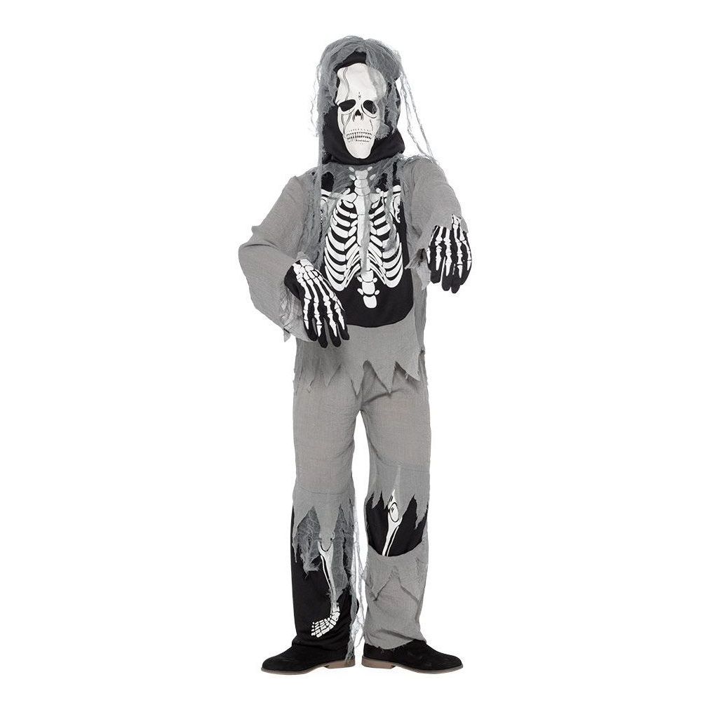 Mad Toys Ghostly Skeleton Costume (9-10 Years)