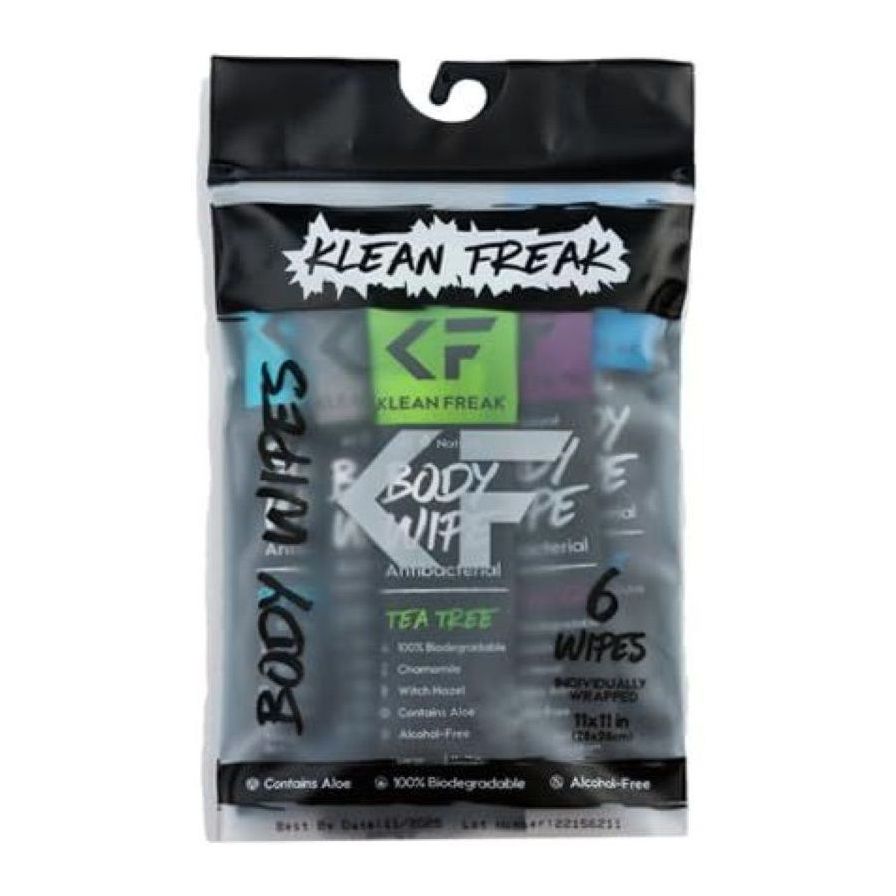 Klean Freak Body Wipes - Trial Pack - (Pack Of 6)