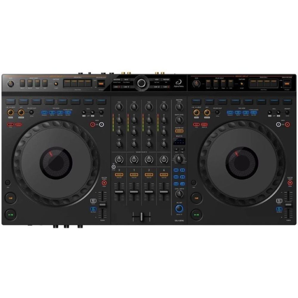 Alphatheta Ddj-Grv6 4-Channel Performance Dj Controller - Black