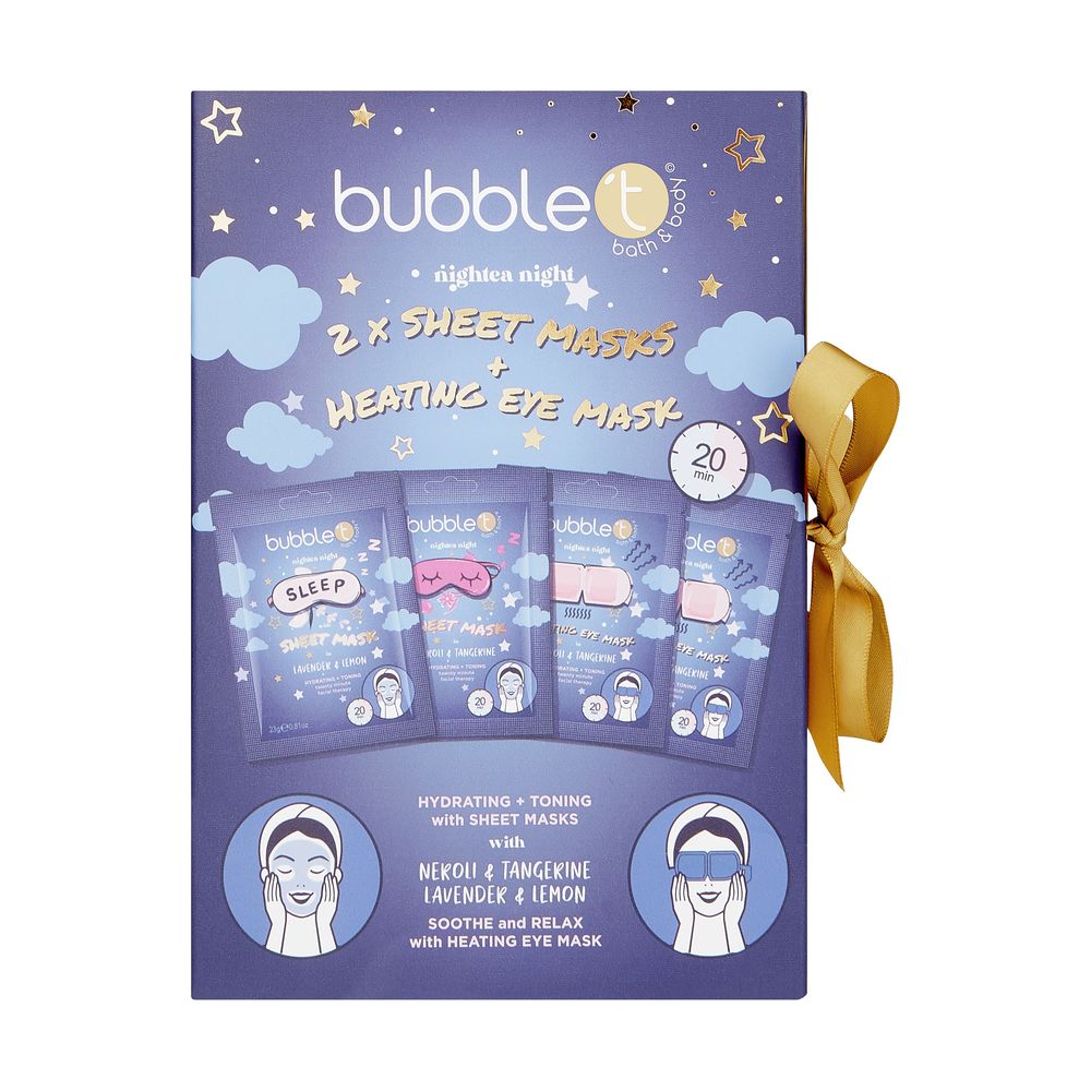 Bubble T Sleep Night Time Masking Set