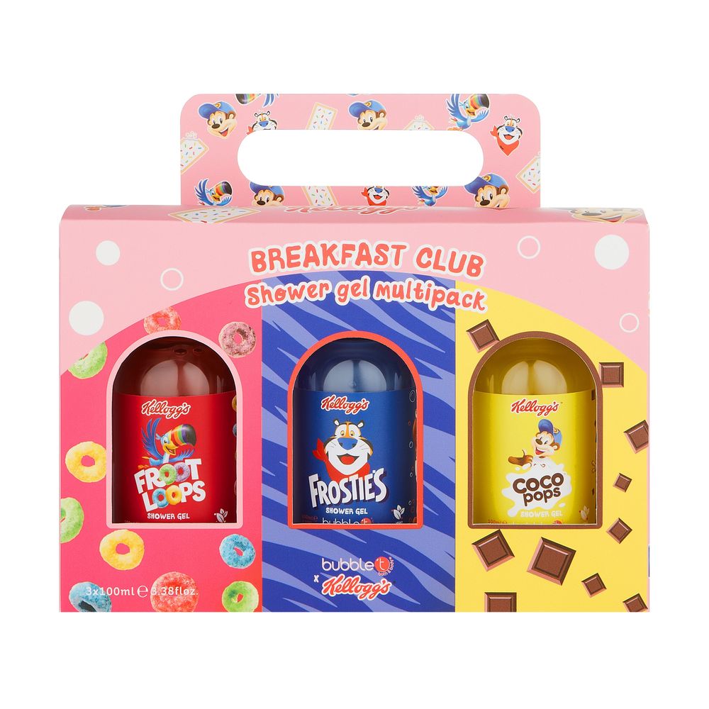 Bubble T Kelloggs Breakfast Club Shower Gel Set (3 x 100 ml)