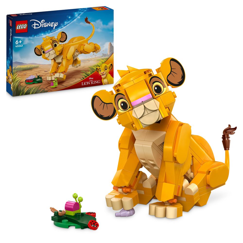 LEGO Disney The Lion King Simba Cub Fun Gift Idea Building Set 43243 (222 Pieces)