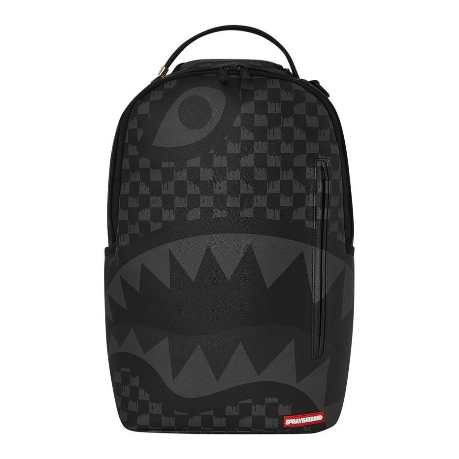 Sprayground Hangover Grey Drip Check DLXSV Backpack