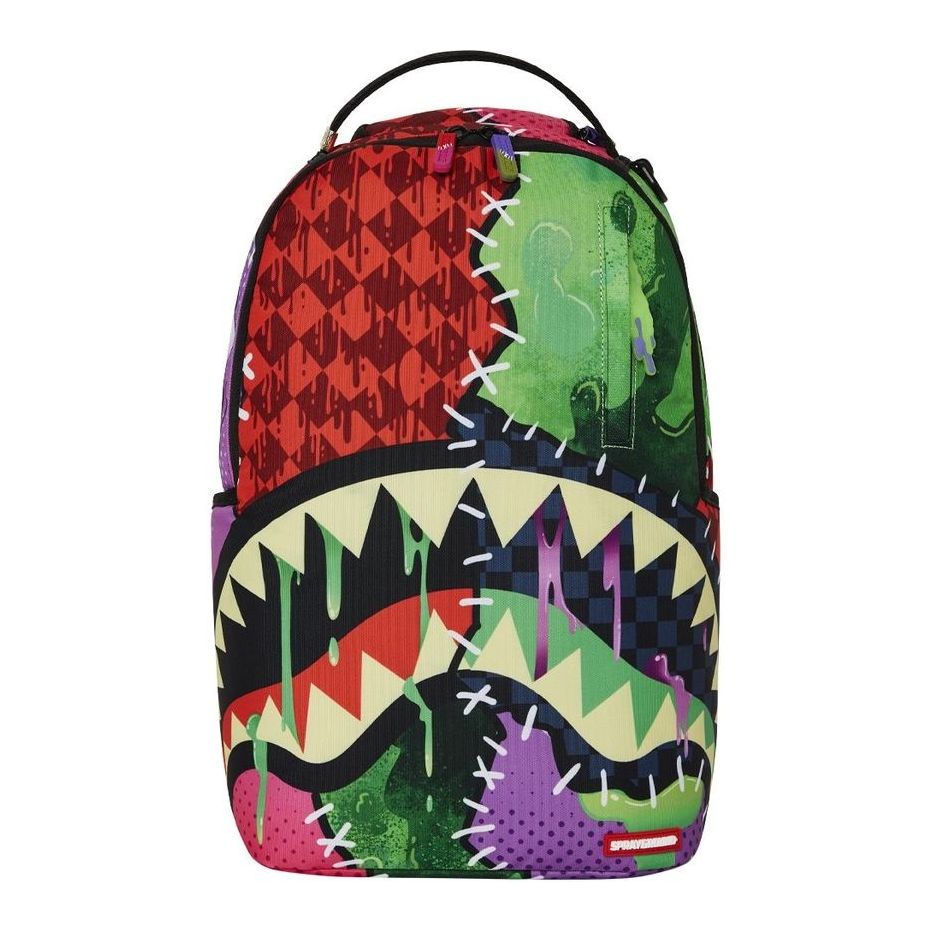 Sprayground Cut Up Stitched Up Zombie DLXSR Backpack