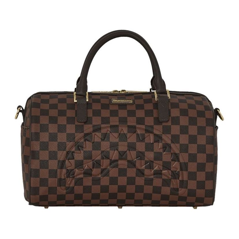 Sprayground Core Embossed Check Mini Duffle