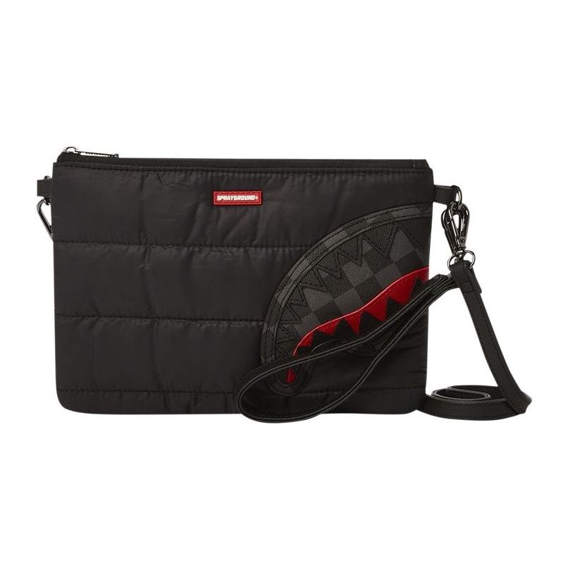 Sprayground Black Puffer Clutch