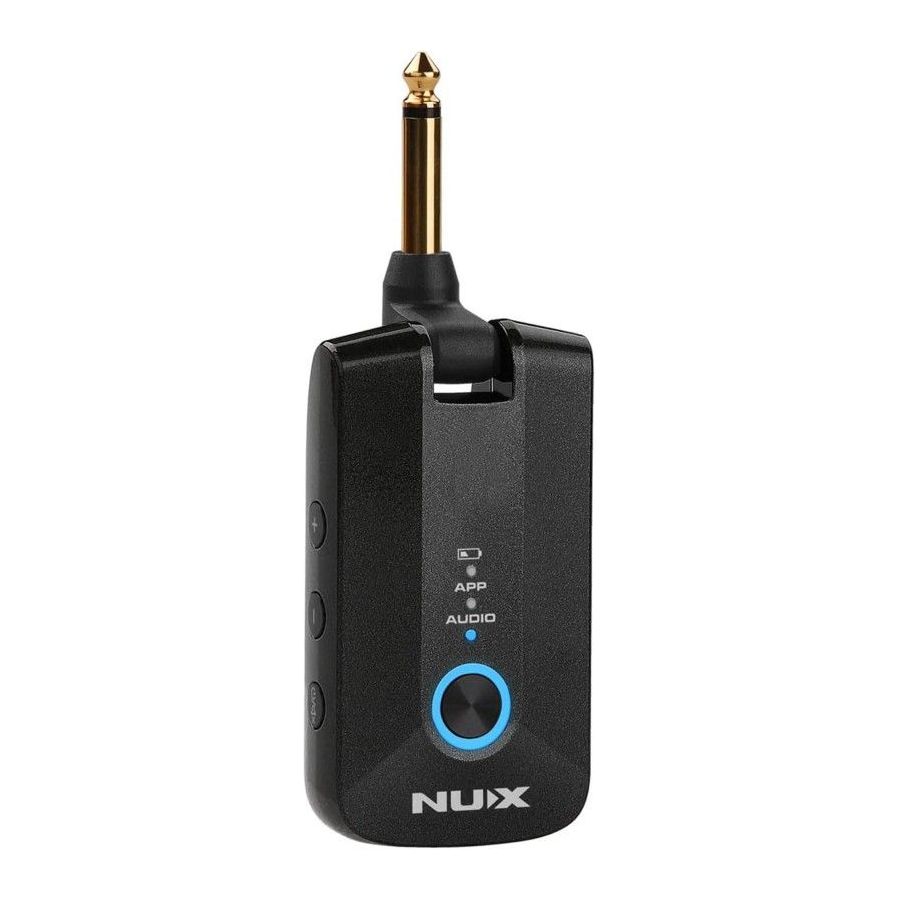 NUX MP-3Mighty Plug Pro Guitar & Bass Modeling Earphone Amplug w/ Bluetooth