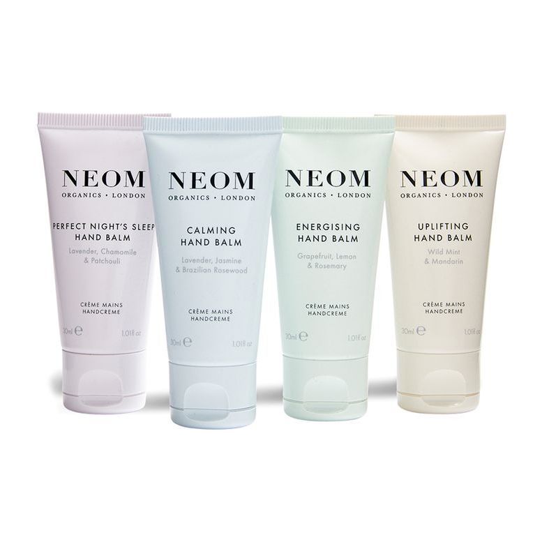 Neom Organics Moments of Wellbeing in the Palm of Your Hand Essential Oils Gift Set (30ml) (Pack of 4)