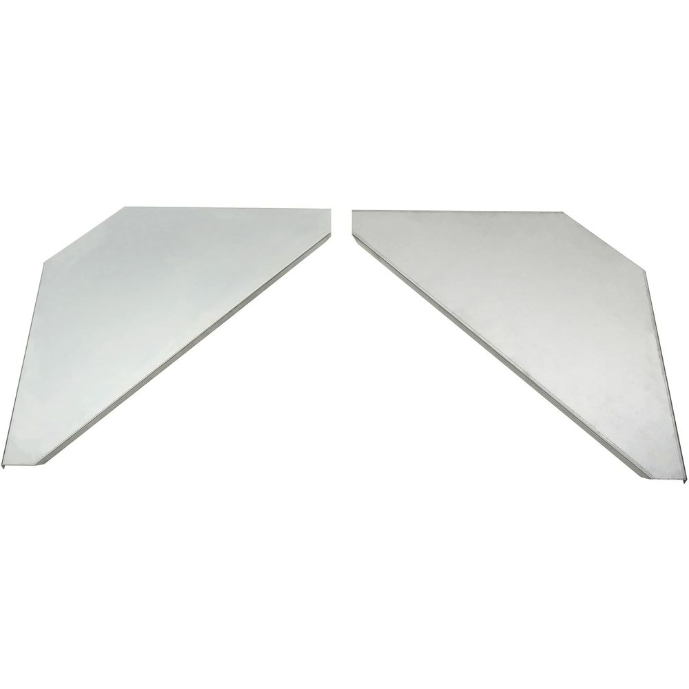Headliner HL30023 Indio Corner Shelves (Pair) - Silver