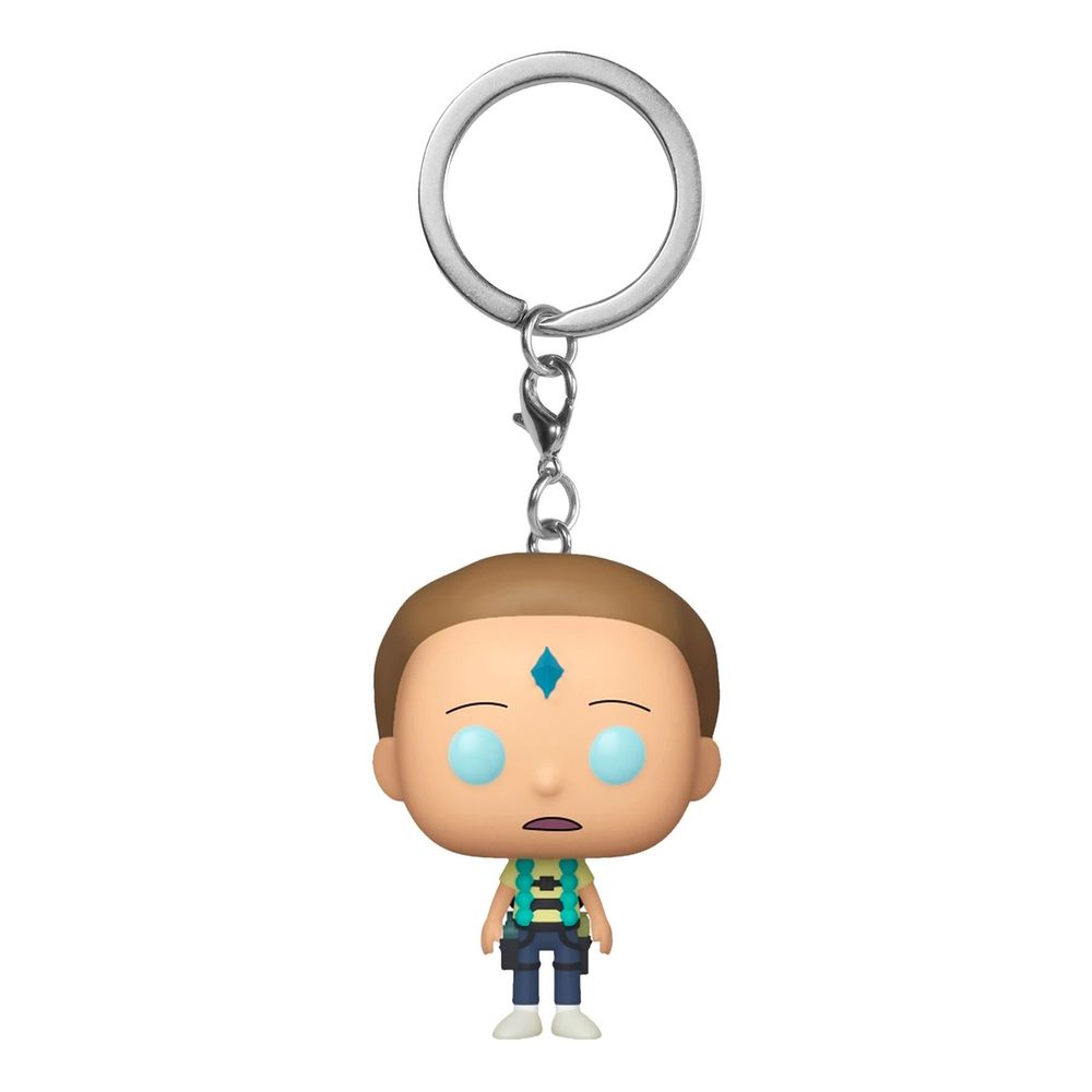 Funko Pop Keychain Rick & Morty Floating Death Crystal Morty Vinyl Keychain