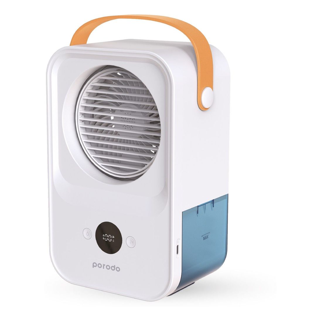 Porodo LifeStyle Nano Mist Air Cooling Fan with Remote 650mL 2000mAh - White