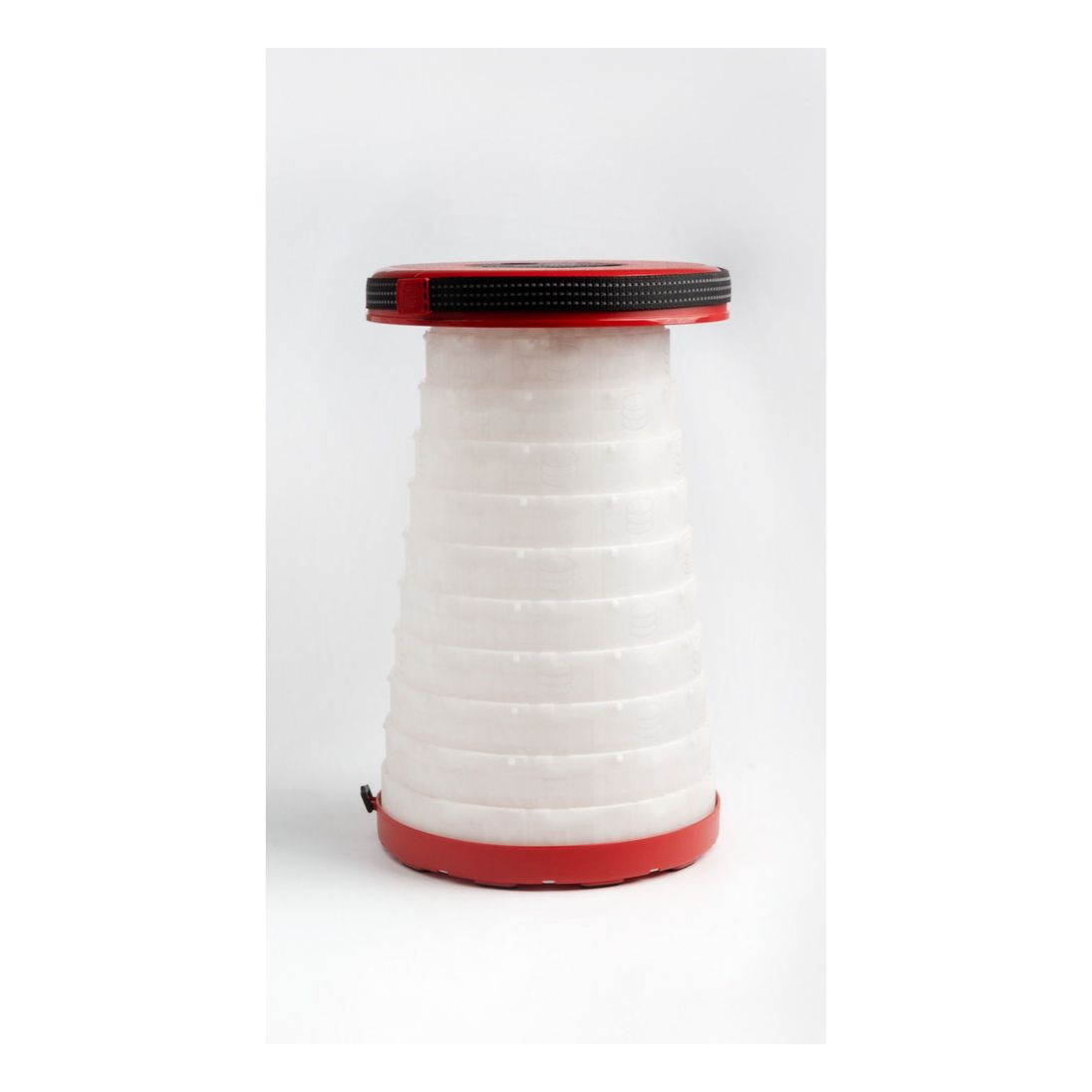 Porodo Camping Telescopic LED (White/Yellow) Stool - Red