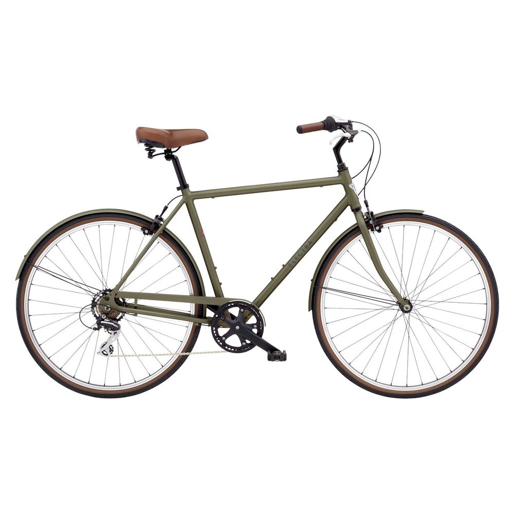 Electra Men's Bike Loft 7D Matte Khaki (Size L) 28