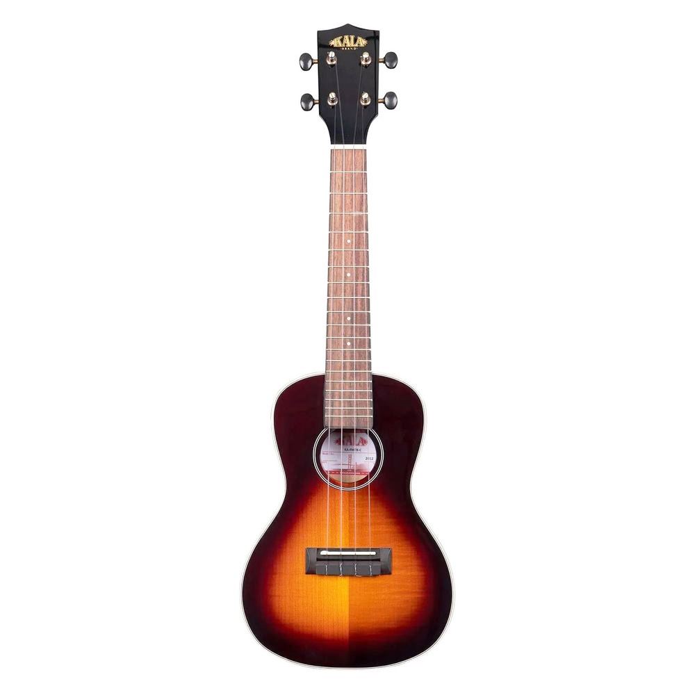 Kala Flame Maple Concert Ukulele - Tobacco Burst