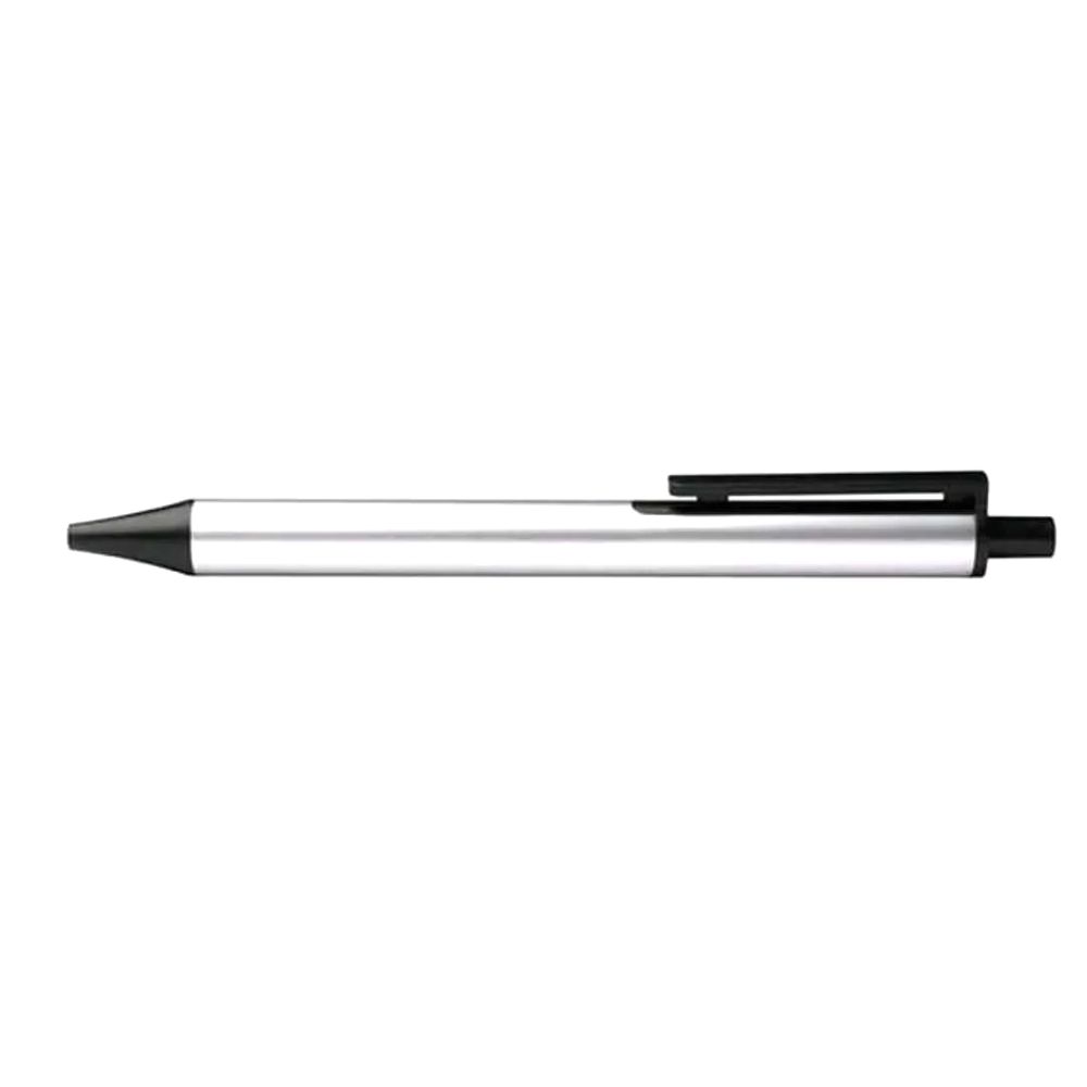 Kaco Tube Gel Metallic Silver/Black Pen