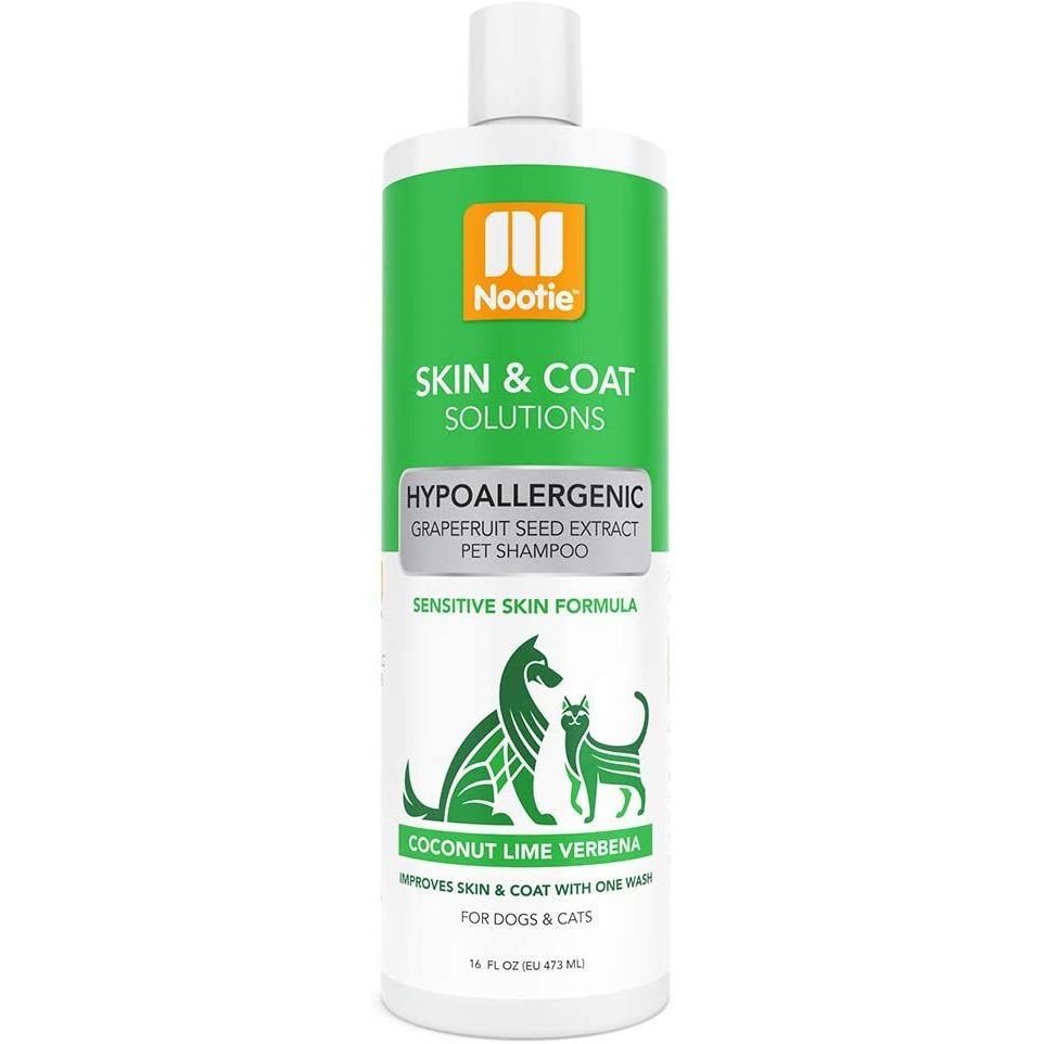 Nootie Hypoallergenic Pet Shampoo with Grapefruit Seed Extract - Coconut Lime Verbena 470 ml